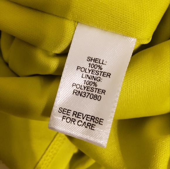 NWT!  Cato Woman Lime Twist Sleeveless Shift Dress Round Neckline Size 20WP - Picture 8 of 8